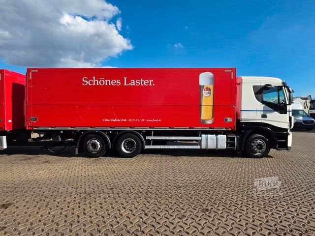 Samochód do przewozu napojów IVECO Stralis 420 / Ladebordwand / Lenkachse /Liftache
