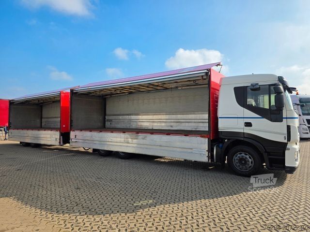 Samochód do przewozu napojów IVECO Stralis 420 / Ladebordwand / Lenkachse /Liftache