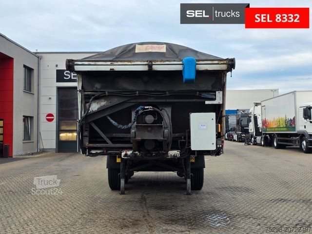 Kippers oplegger KÄSSBOHRER ASS 372 Schwergut / mit Abschiebetec. / Asphalt