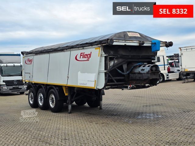 Kippers oplegger KÄSSBOHRER ASS 372 Schwergut / mit Abschiebetec. / Asphalt