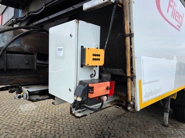 Kippers oplegger KÄSSBOHRER ASS 372 Schwergut / mit Abschiebetec. / Asphalt