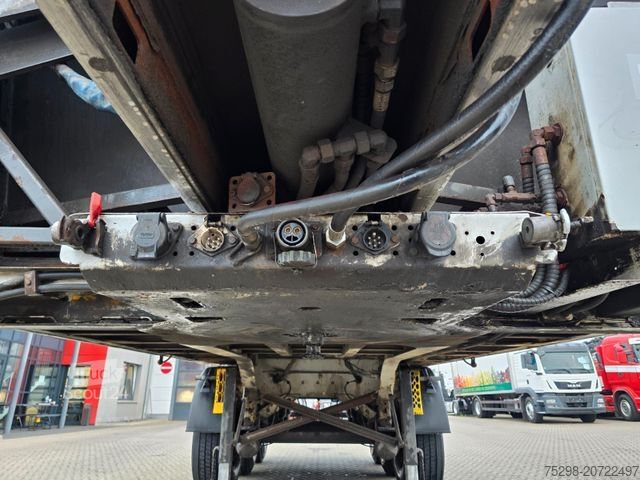 Kippers oplegger KÄSSBOHRER ASS 372 Schwergut / mit Abschiebetec. / Asphalt