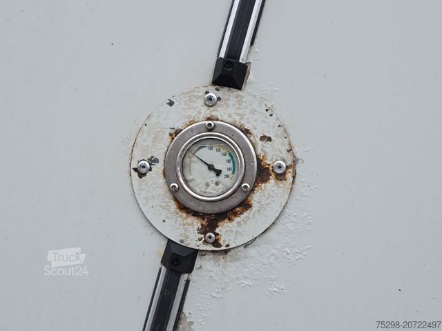 Kippers oplegger KÄSSBOHRER ASS 372 Schwergut / mit Abschiebetec. / Asphalt