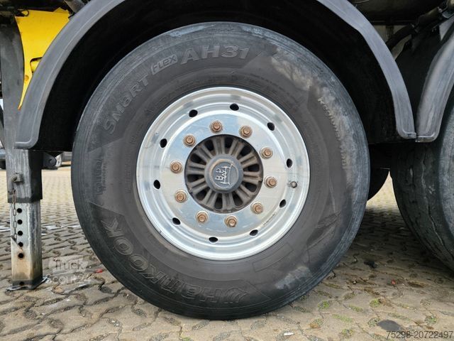 Kippers oplegger KÄSSBOHRER ASS 372 Schwergut / mit Abschiebetec. / Asphalt