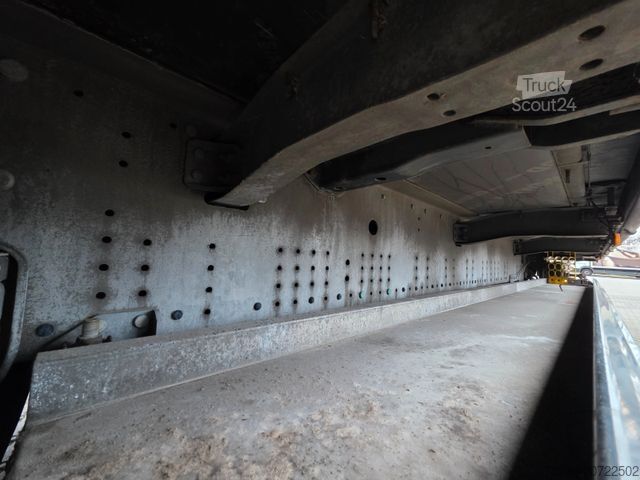 Open semitrailer with tarp SCHMITZ CARGOBULL SCS 24 / Staplerhalter. / Palettenk. / Lenkachse