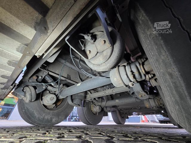 Open semitrailer with tarp SCHMITZ CARGOBULL SCS 24 / Staplerhalter. / Palettenk. / Lenkachse