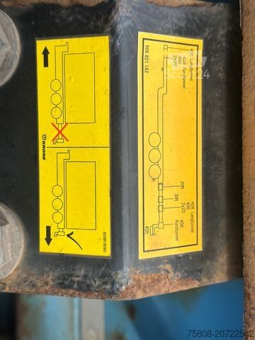 Полуприцеп с сменным кузовом KRONE SD Container Multi HC Liftachse