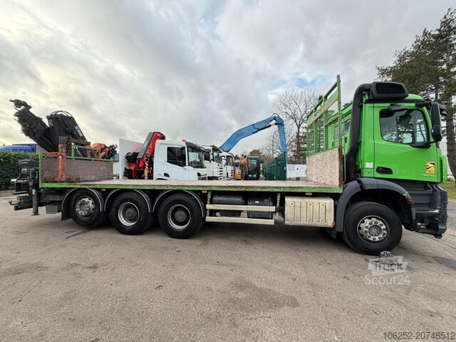 Φορτηγό γερανού Mercedes-Benz AROCS 3240 8x4 TRIDEM + CRANE HIAB 166 E-5 HIPR...