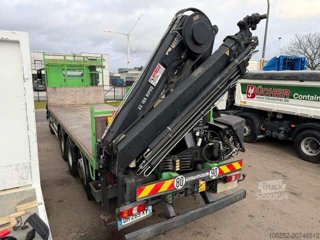 Φορτηγό γερανού Mercedes-Benz AROCS 3240 8x4 TRIDEM + CRANE HIAB 166 E-5 HIPR...