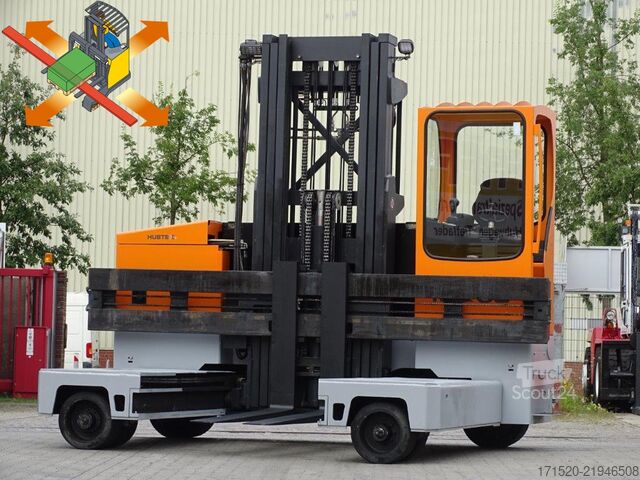 Stivuitor cu patru direcții Hubtex MQ50 - TRIPLEX - Batterie 2025