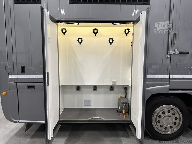 Galvijų pervežimo sunkvežimis SCANIA Stephex STX S500 Horsetruck / Pop X2 /