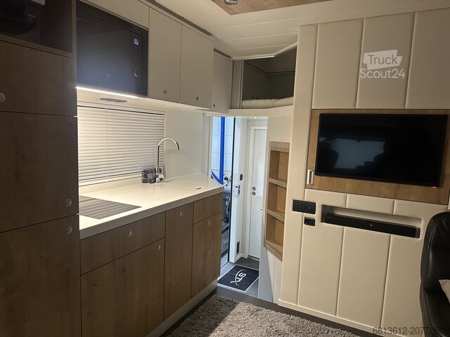 Liellopu pārvadāšanas kravas automobilis SCANIA Stephex STX S500 Horsetruck / Pop X2 /