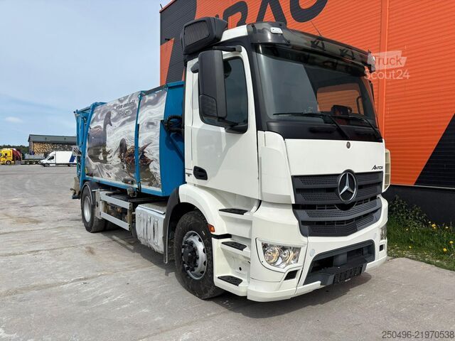 Šiukšliavežė Mercedes-Benz Antos 1636 4x2 NTM 3 chambers / HYDRODRIVE (4x4)