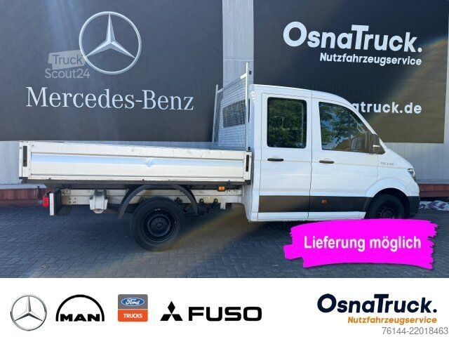 شاحنة صغيرة بيك أب MAN TGE 3.140 DOKA Pritsche Klima,AHK 3000 KG,7-Sitz