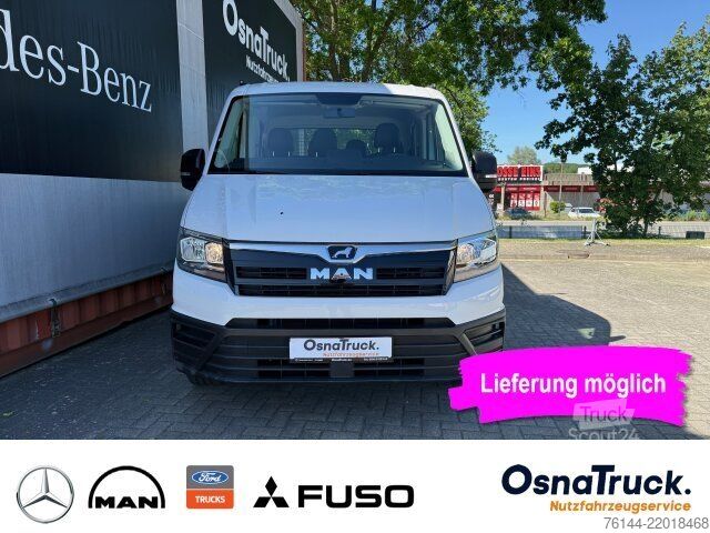فان MAN TGE 3.140 DOKA Pritsche Klima,AHK 3000 KG,7-Sitz