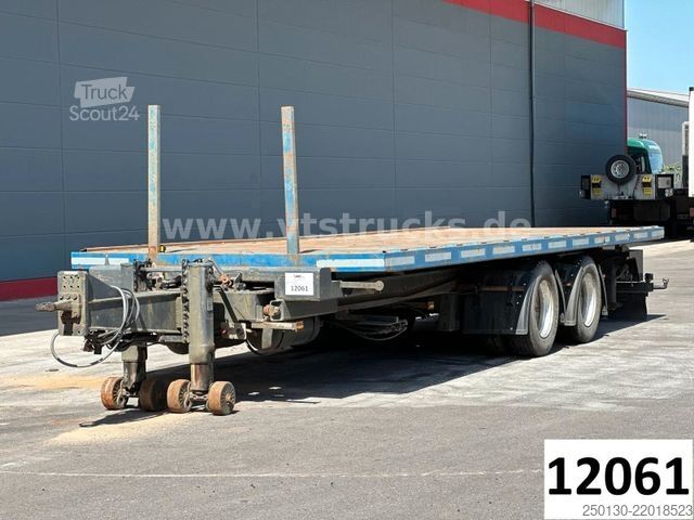 Výměnný podvozek přívěsu MEILLER G18TS BDF Anhänger mit Plateau-Schlitten