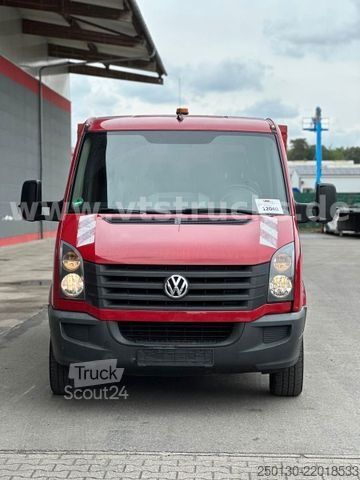 Camion bâché VW Crafter 35 Doppelkabine Pritsche + Plane