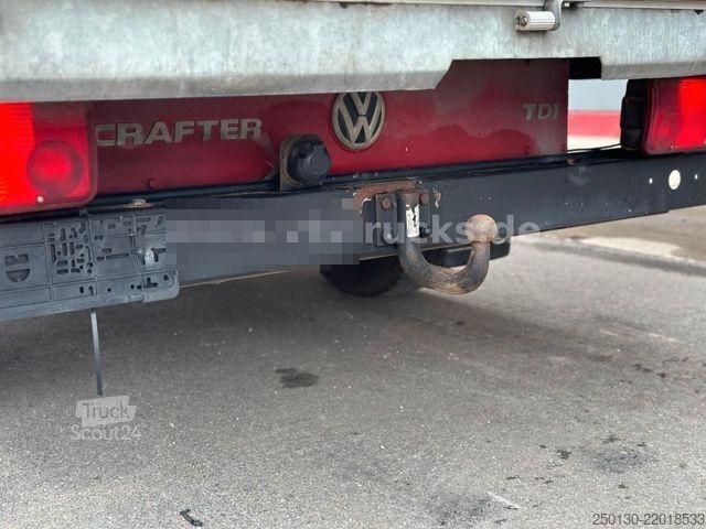 Camion bâché VW Crafter 35 Doppelkabine Pritsche + Plane