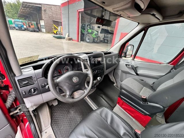 Camion bâché VW Crafter 35 Doppelkabine Pritsche + Plane