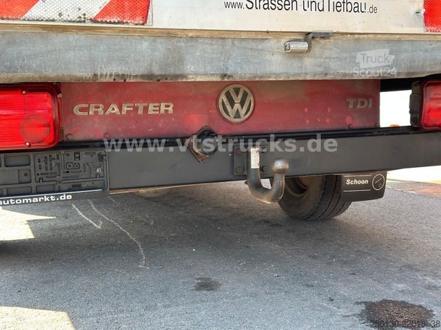 Camion bâché VW Crafter 35 Doppelkabine Pritsche + Plane