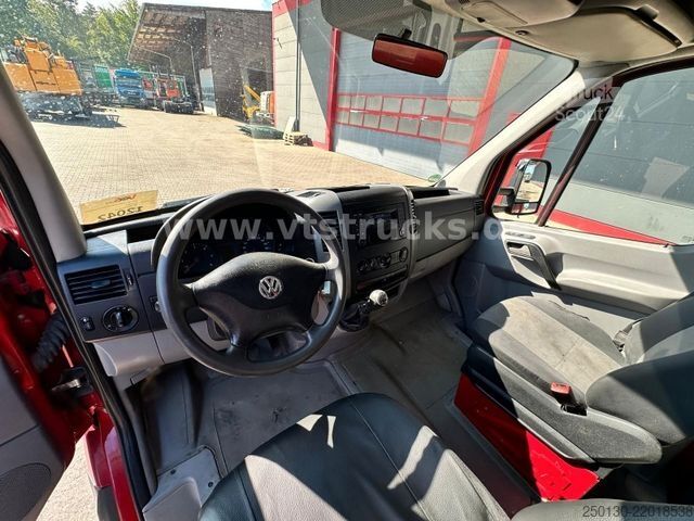 Camion bâché VW Crafter 35 Doppelkabine Pritsche + Plane