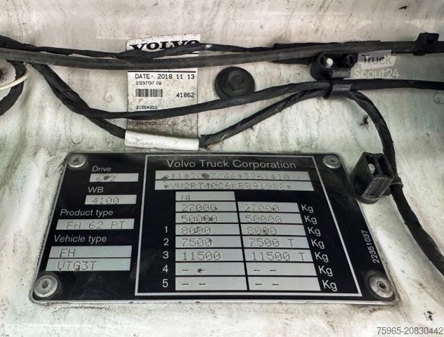 Standard nyergesvontató VOLVO FH GLOBETROTTER 6X2 701.000 KM SUPER CONDITION N