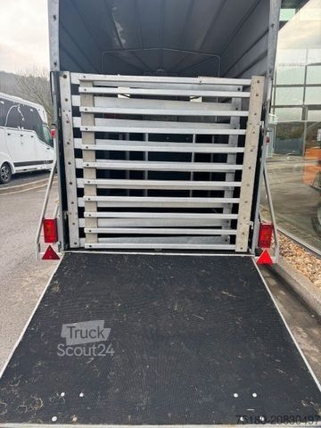 Prikolica za prevoz konj Alf ALF Pferdeanhänger Holz/Plane Viehanhänger