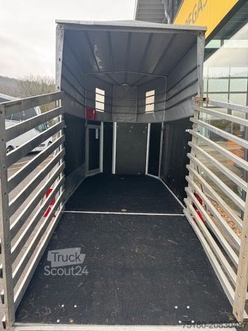 Prikolica za prevoz konj Alf ALF Pferdeanhänger Holz/Plane Viehanhänger