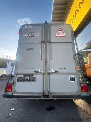 Prikolica za prevoz konj Fautras Oblic +3 Pferdeanhänger Frontausstieg