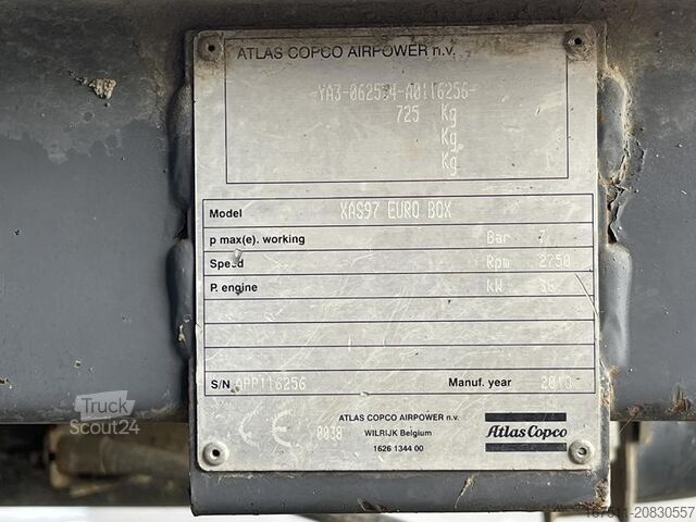 Compresor frigorific Atlas Copco XAS 97 DD