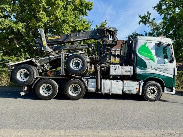 Timber transporter Volvo FH 540 Holz Kran Palfinger S270L83/Komplettzug