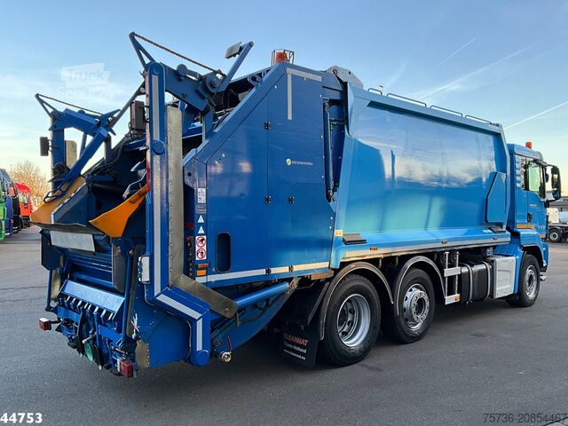 Refuse collection vehicle MAN TGS 26.320 Euro 6 Geesink 20m³ + Welvaarts weig...
