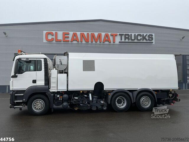 Road sweeper MAN TGS 26.440 Euro 6 Beam S14000 Wegdekreiniger
