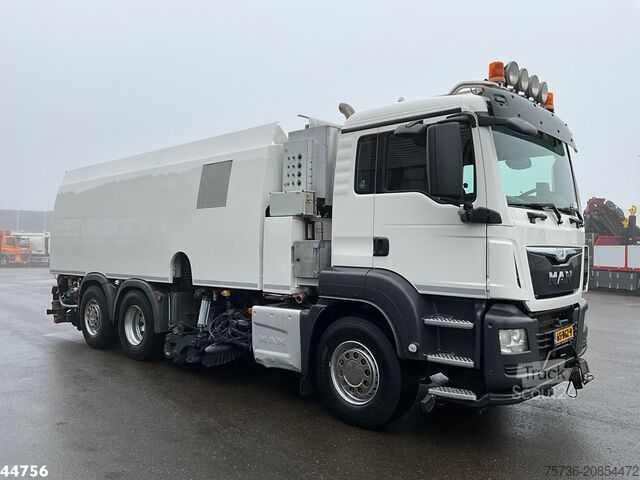 Road sweeper MAN TGS 26.440 Euro 6 Beam S14000 Wegdekreiniger