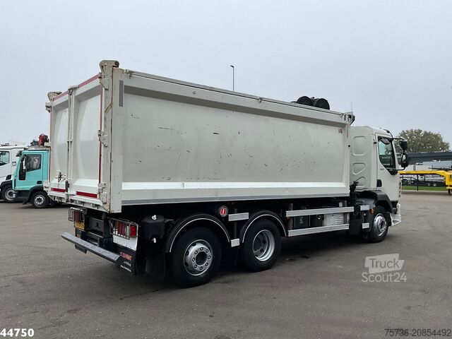 Tipper with crane DAF FAN LF 220 Euro 6 Hiab 11 Tonmeter laadkraan Ju...