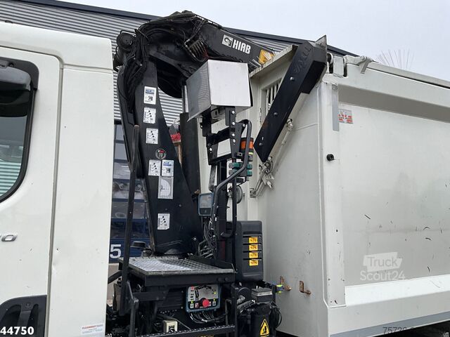 Tipper with crane DAF FAN LF 220 Euro 6 Hiab 11 Tonmeter laadkraan Ju...