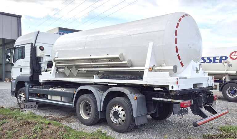 Kryogen tankgaslastbil MAN Gas truck for oxygen nitrogen, argon