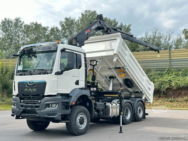 Outro MAN TGS 28.440 6x4-4/3-Seiten- Kipper / Hiab 138-3