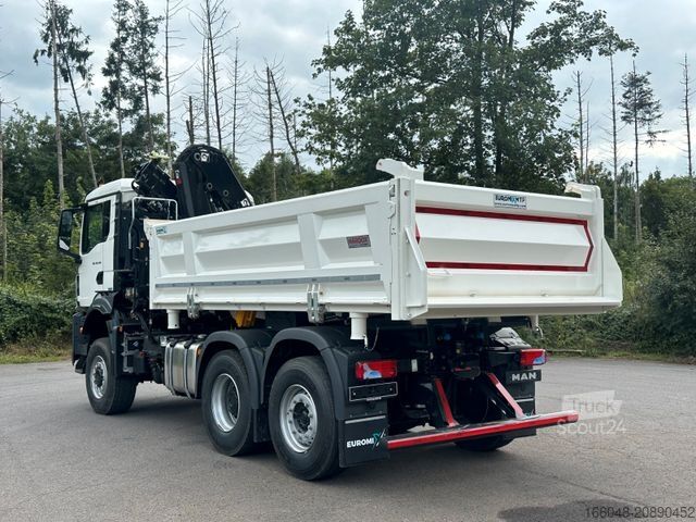 Outro MAN TGS 28.440 6x4-4/3-Seiten- Kipper / Hiab 138-3