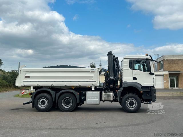 Outro MAN TGS 28.440 6x4-4/3-Seiten- Kipper / Hiab 138-3
