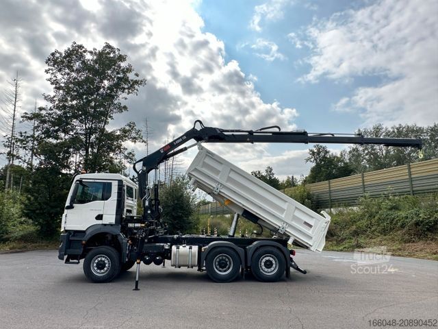 Outro MAN TGS 28.440 6x4-4/3-Seiten- Kipper / Hiab 138-3