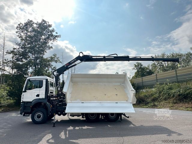 Outro MAN TGS 28.440 6x4-4/3-Seiten- Kipper / Hiab 138-3