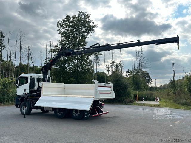 Outro MAN TGS 28.440 6x4-4/3-Seiten- Kipper / Hiab 138-3