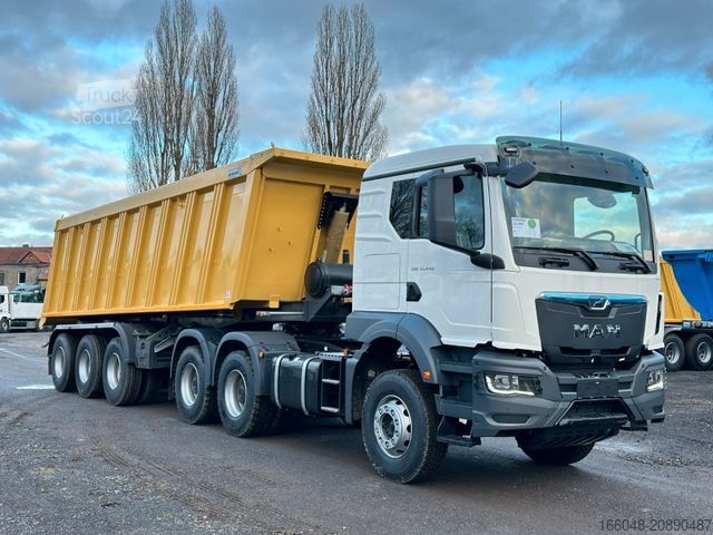 Tractora standard MAN TGS 33.440 BBS 6X4 EUROMIX MTP Kipper-Auflieger