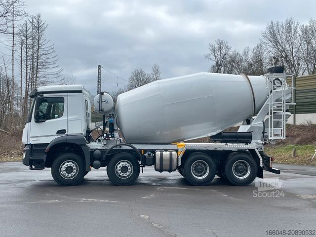 Camion malaxeur à béton MERCEDES-BENZ Arocs 5 3540 8x4 EURO 6e EuromixMTP EM 9 L