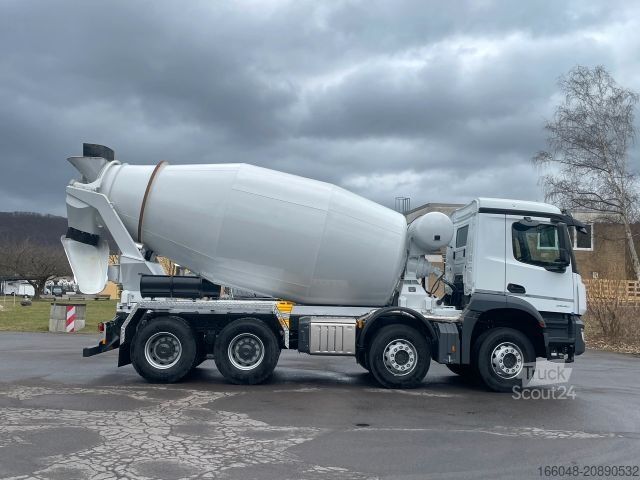 Camion malaxeur à béton MERCEDES-BENZ Arocs 5 3540 8x4 EURO 6e EuromixMTP EM 9 L