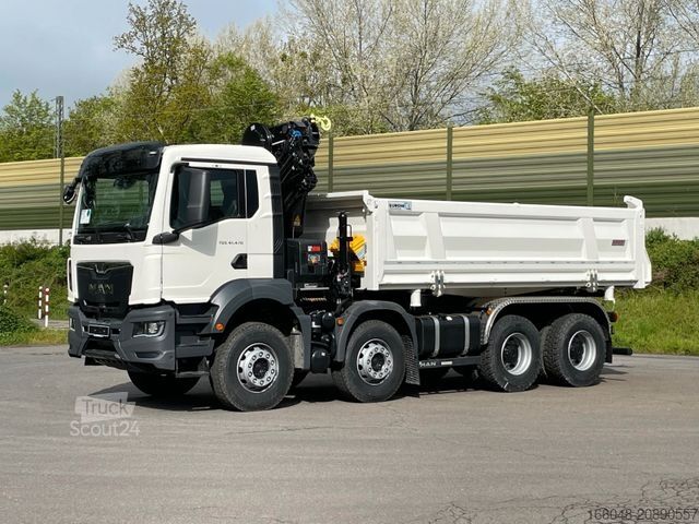  MAN TGS 41.480 8x4/Euro6e Euromix Kipper Hiab 228-6