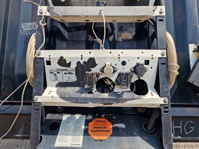 Відкритий напівпричіп з тентом KRONE SD / Hubdach / EDSCHA / Mega / Liftachse