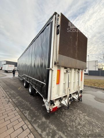 Tieflader-Sattelauflieger  Wiese Gabel Stapler Transport Tieflader WINDE