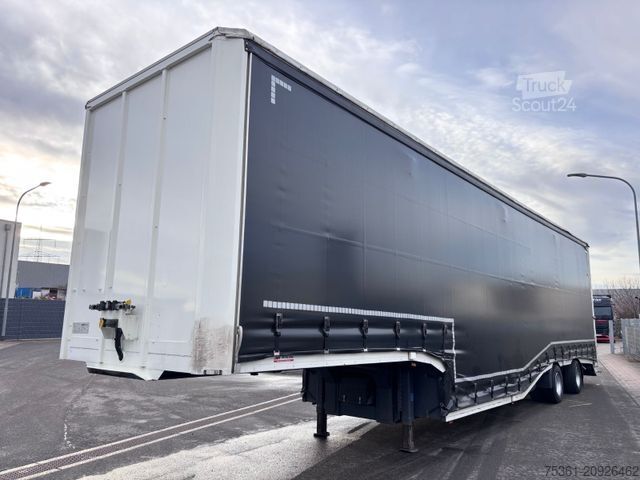 Tieflader-Sattelauflieger  Wiese Gabel Stapler Transport Tieflader WINDE